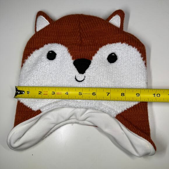 Gymboree Harvest Boys Hat Winter Fall Fox Toddler Size 4T-5T - Picture 6 of 6